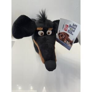 Universal Studios The Secret Life of Pets BUDDY Dachshund 16" Wiener Dog Plush